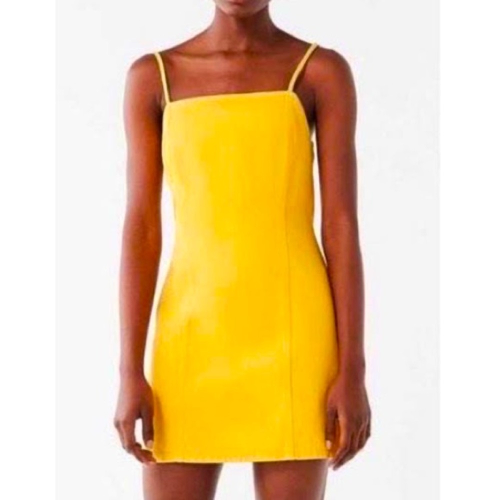 BDG Yellow Denim Dress
